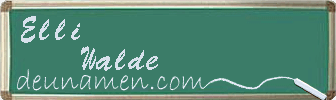 Elli Walde Visitenkarte